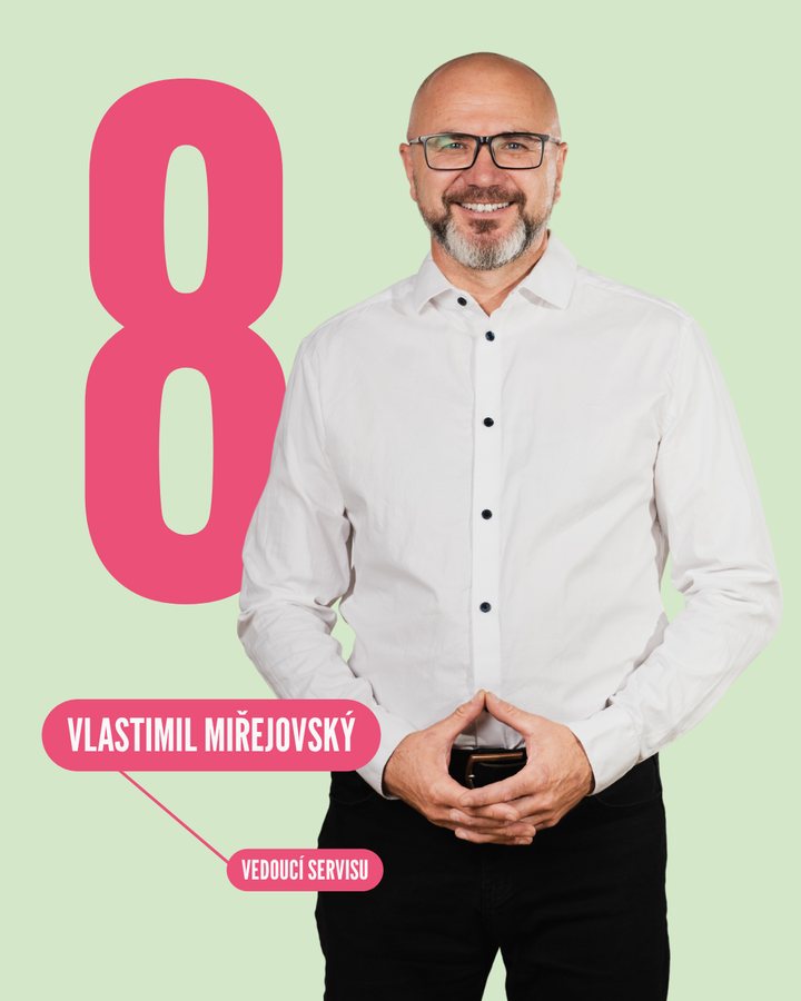 8. Vlastimil Miřejovský — vedoucí servisu