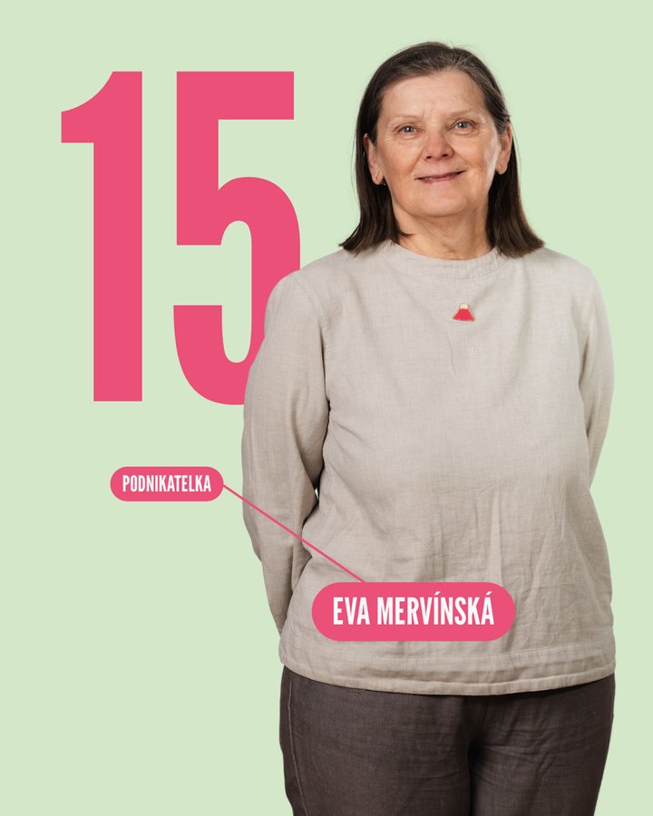 15. Eva Mervínská — podnikatelka